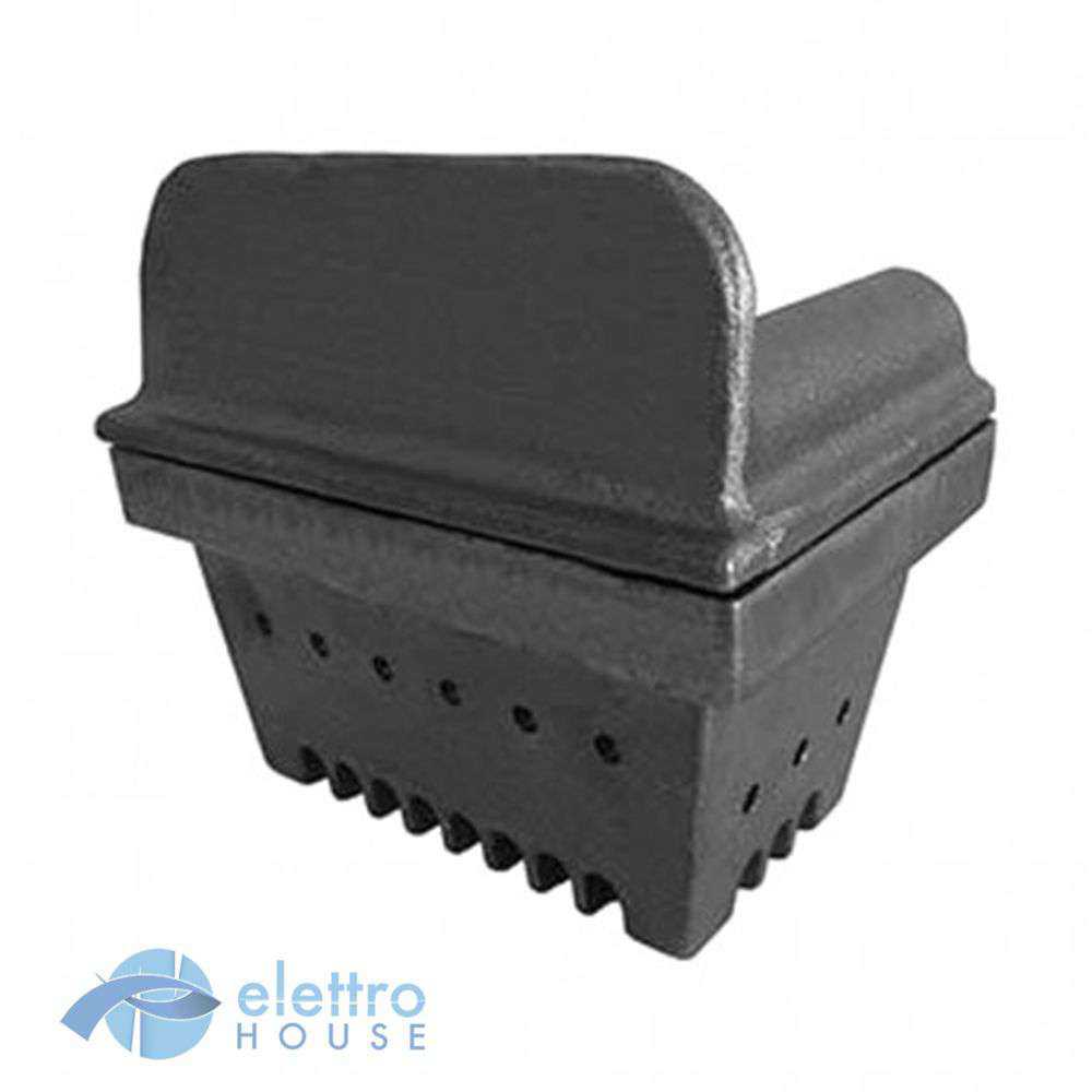 CESTELLO BRACIERE IN GHISA PER STUFE A PELLET UNIVERSALE 151x125mm H=129mm 2
