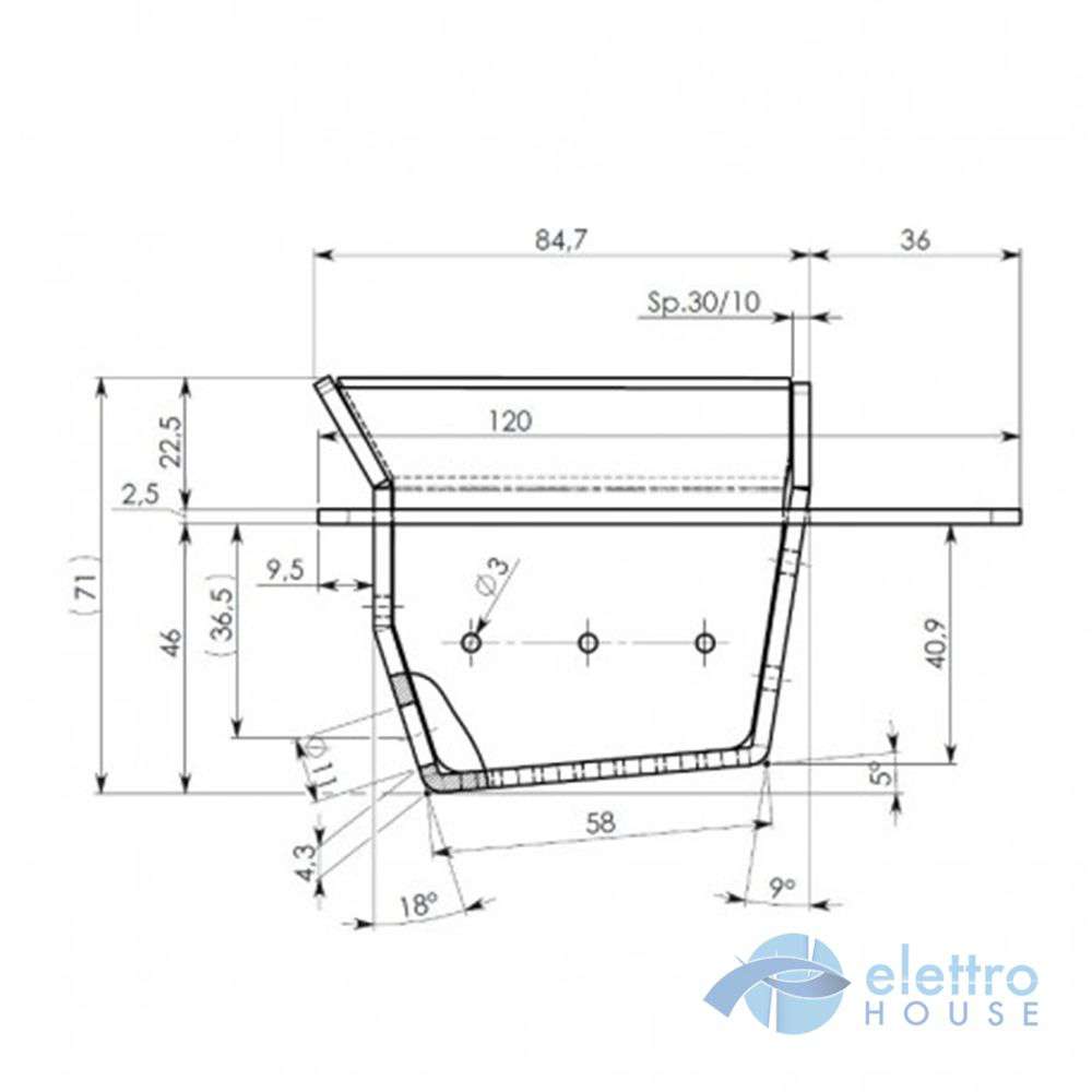 TAGLIAFIAMMA IN ACCIAIO STUFE RAVELLI GROUP cod. 5800-00-012 mod