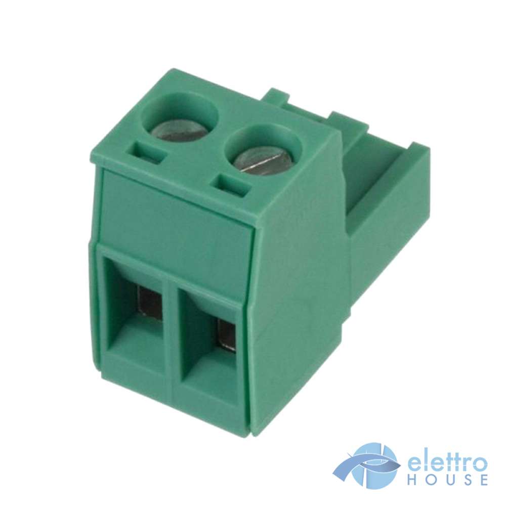 CONNETTORE INNESTO SCHEDE ELETTRONICHE 2 POLI FEMMINA PASSO 7,5mm DC10A