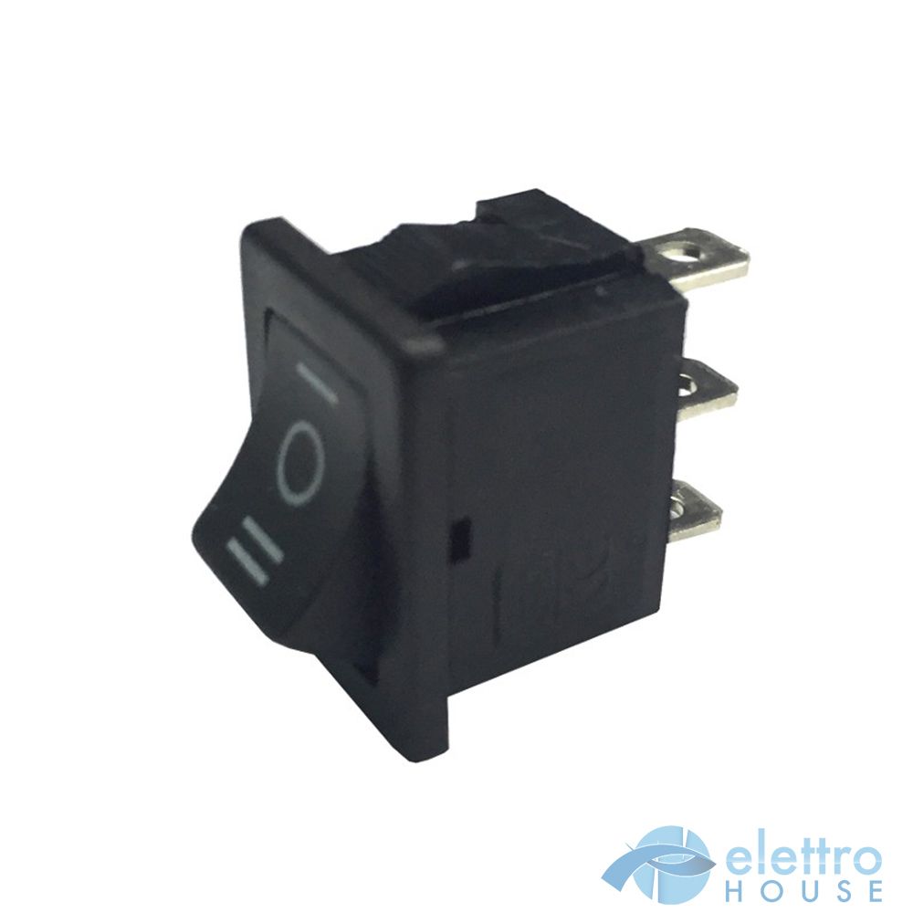 INTERRUTTORE LUMINOSO VERDE 250V 6A DA PANNELLO 13x19 mm