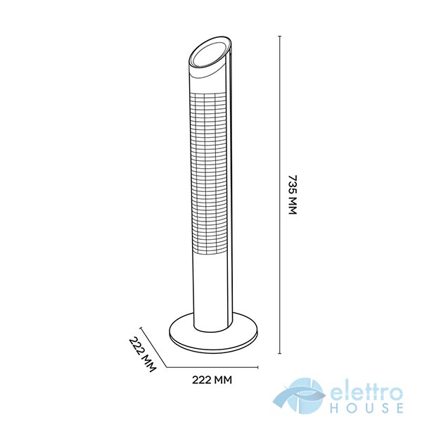 ARGO-ASPIRE-TOWER-VENTILATORE-A-TORRE-oscillante-80°-3-velocità