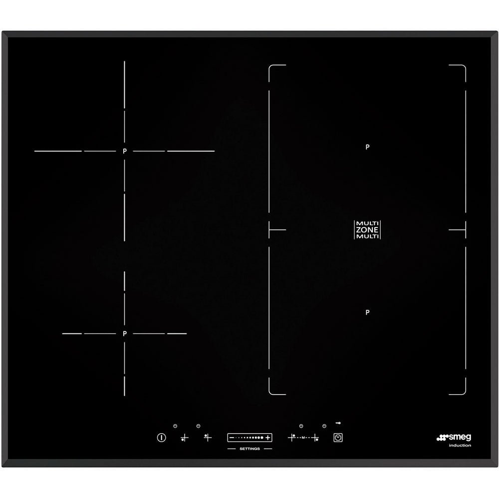 Piano cottura a induzione Smeg SIM561B 60 Cm Vetro Ceramico