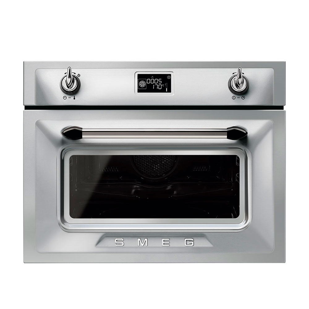 Forno Smeg SF4920MCX1 microonde combinato 45cm 250 gradi SECONDA SCELTA